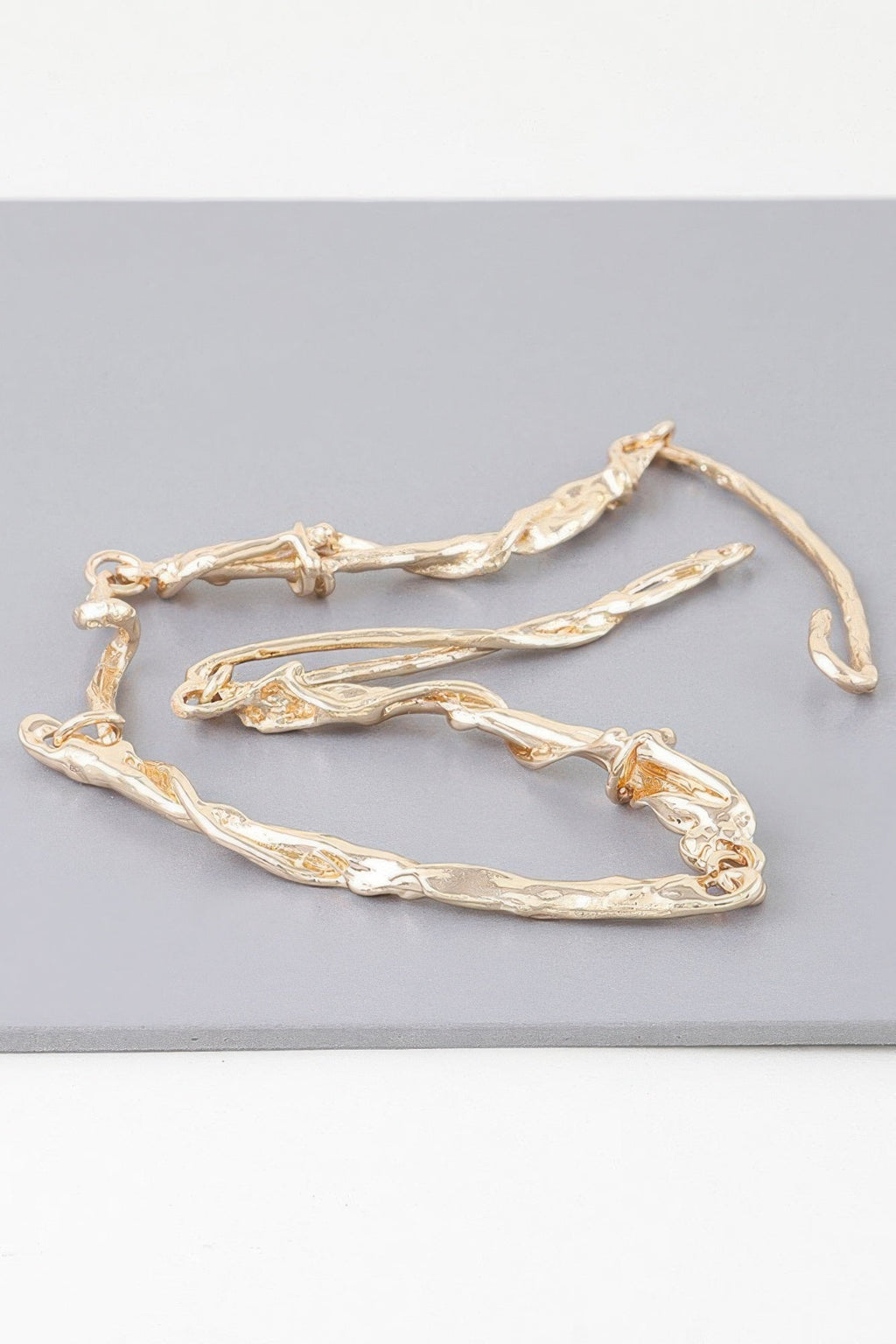Multi Twisted Abstract Necklace
