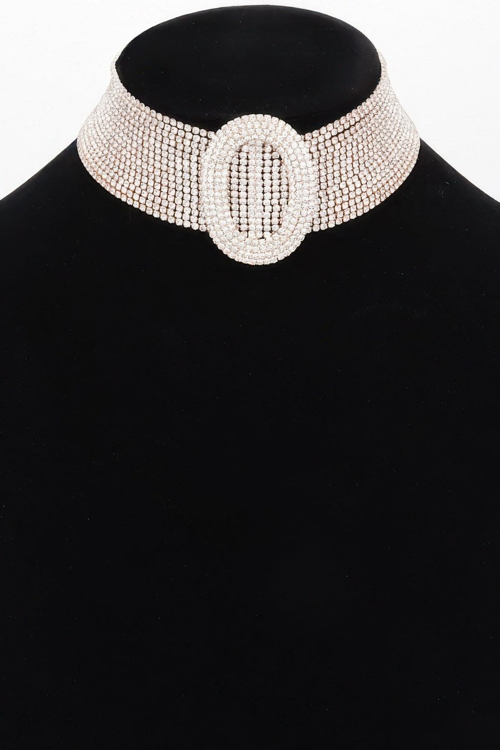 Rhinestone Choker Necklace