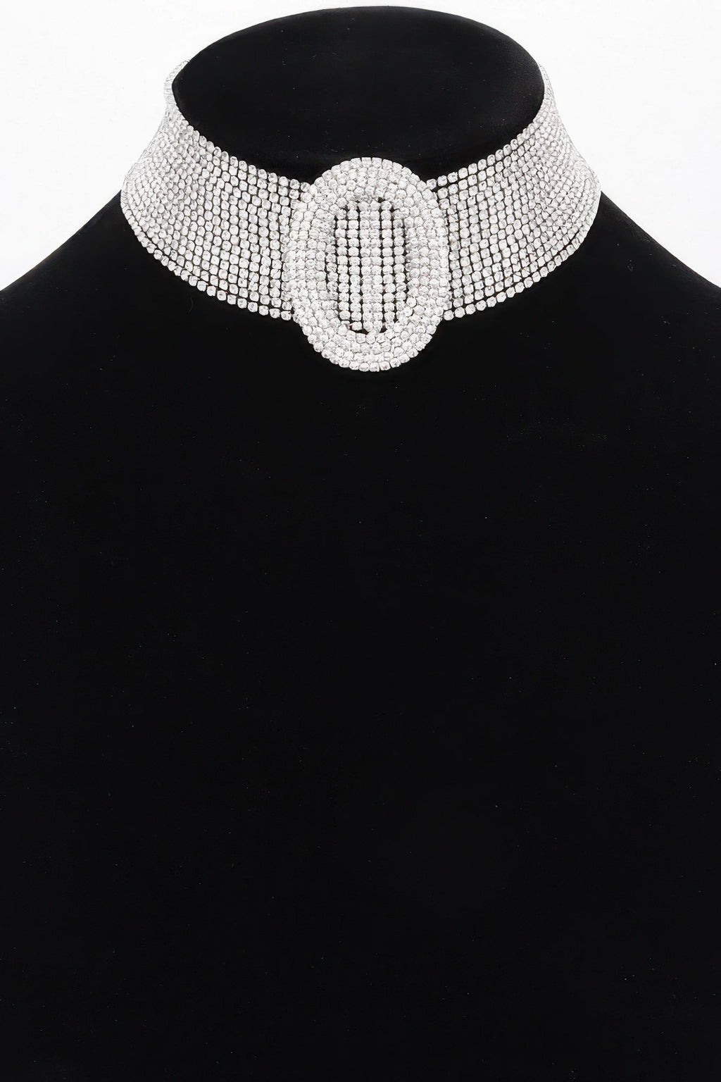 Rhinestone Choker Necklace