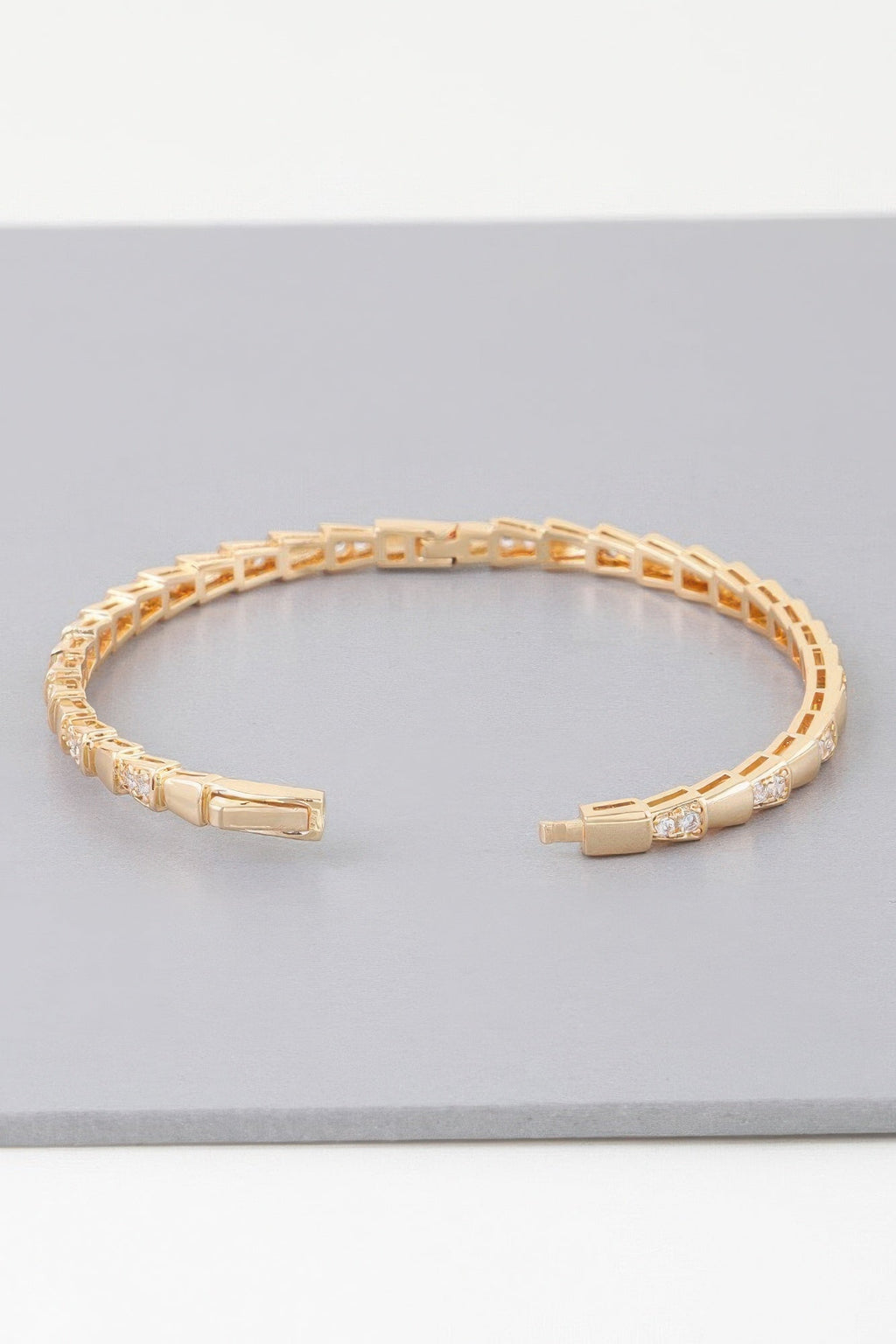 Bejeweled Snake Scale Bracelet