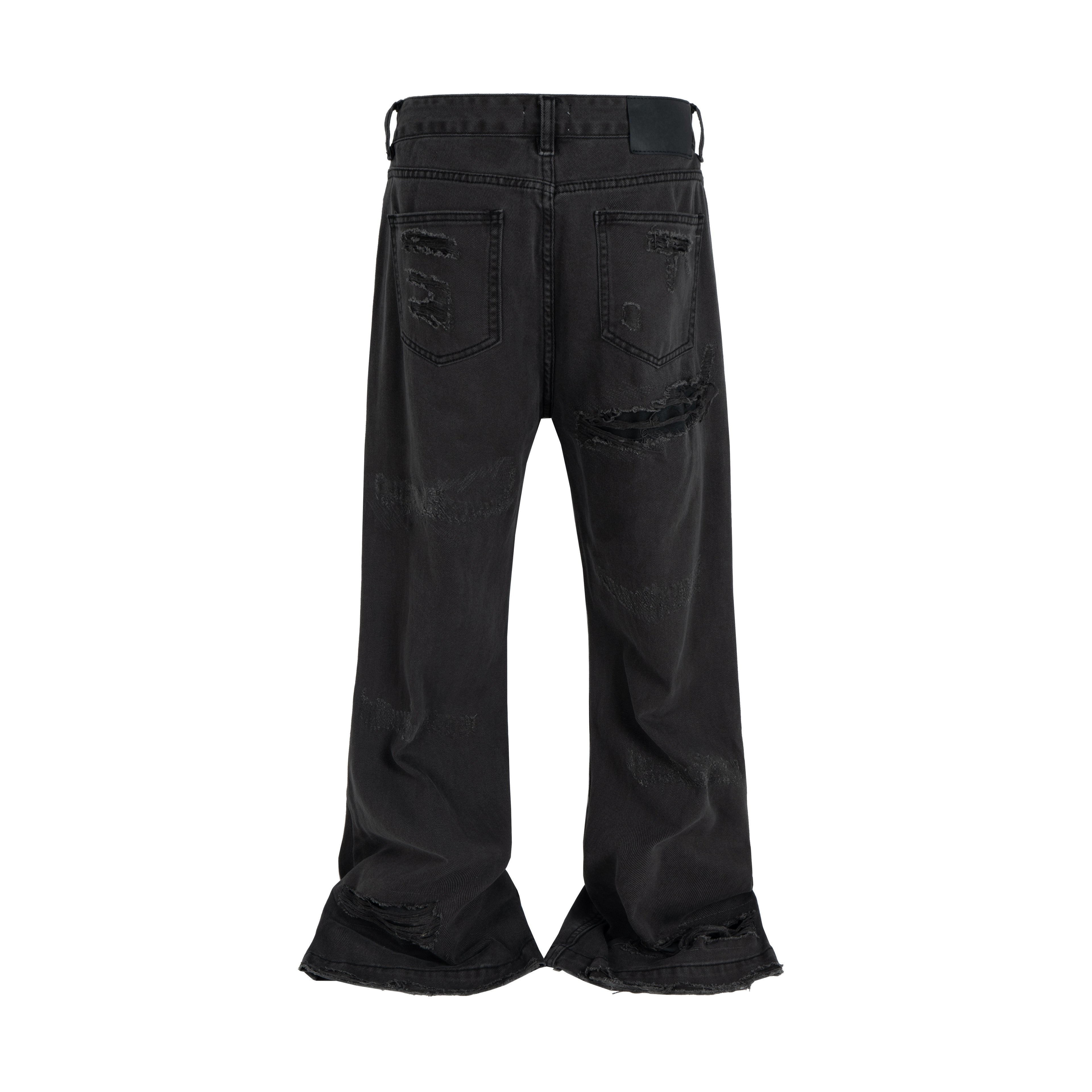 DARK DESTROYED DENIM