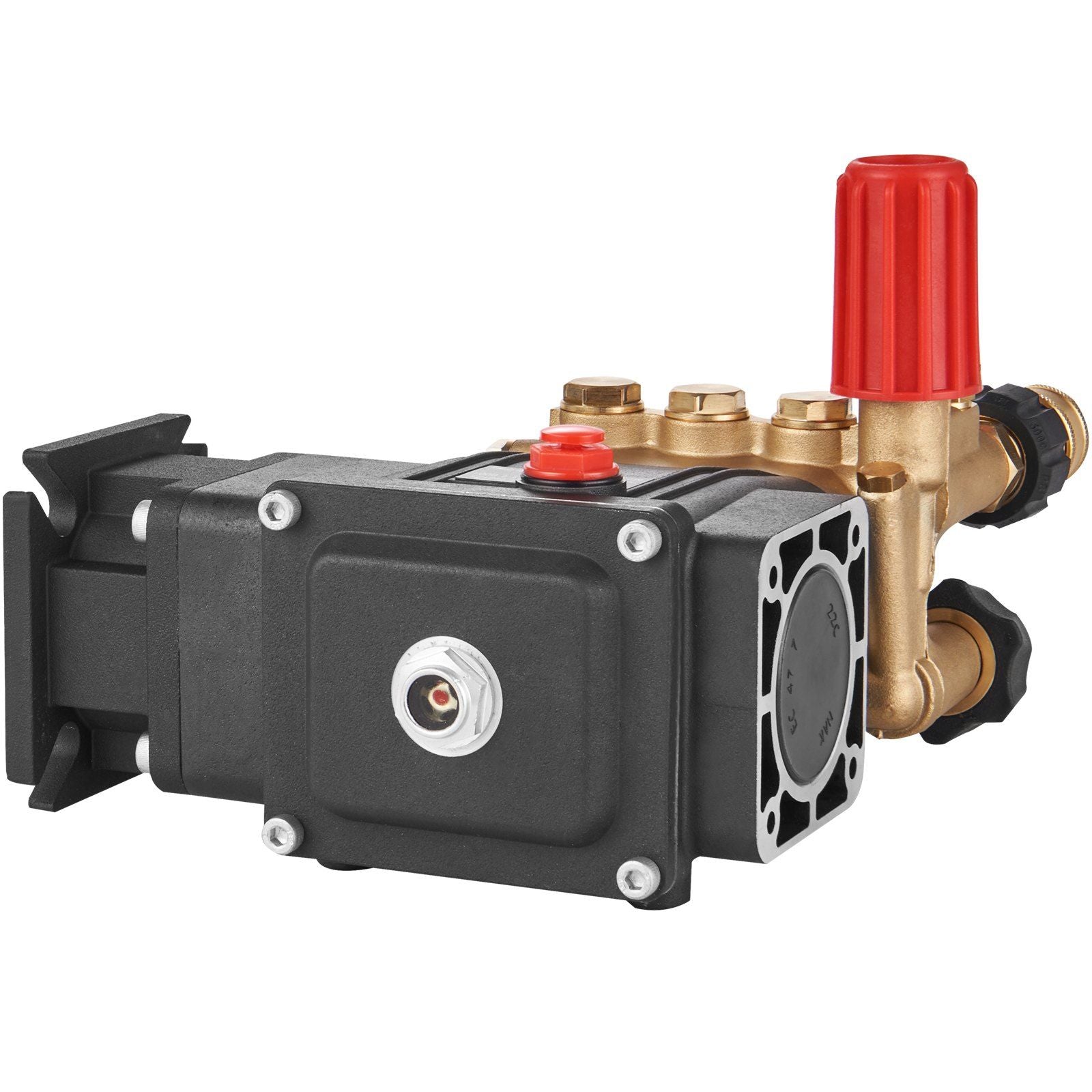 Pressure Washer Pump, 3/4" Shaft Horizontal Triplex Plunger, 3700 PSI, 2.5 GPM, Replacement Power Washer Pumps Kit, Parts Washer Pump, Compatible with Simpson MorFlex Models 40224, 40225, 40226