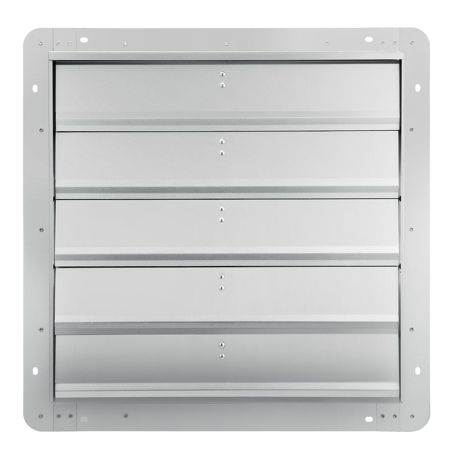 24'' Shutter Exhaust Fan, High-speed 3320 CFM, Aluminum Wall Mount Attic Fan with AC-motor, Ventilation and Cooling for Greenhouses, Garages, Sheds, Shops, FCC
