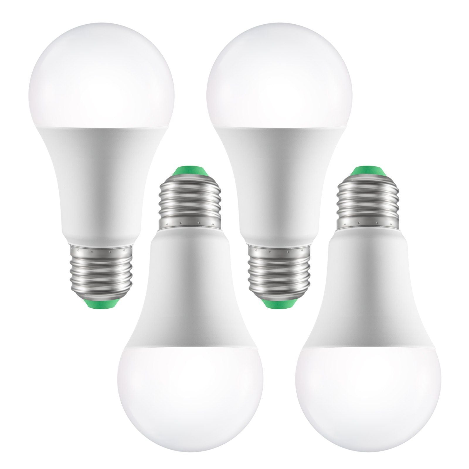Smart Light Bulbs, 4-Pack, 9W Multicolor LED Bulbs, 800 Lumens with Smart Control Compatibility for Vera, Google Assistant, Amazon Alexa, iOS, Android, RGB Color Changing