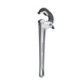 Pipe Wrench, 14" Aluminum Straight Pipe Wrench, Automatic Jaw Adjustment, Adjustable Plumbing Wrench, Easy to Carry, Ergonomic Handle, Hangable Design, for Water Pipes, Automotive Repairs