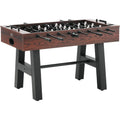 Foosball Table, 55 inch Standard Size Foosball Table, Indoor Full Size Foosball Table for Home, Family, and Game Room, Soccer with Foosball Table Set, Includes 4 Balls and 2 Cup Holders
