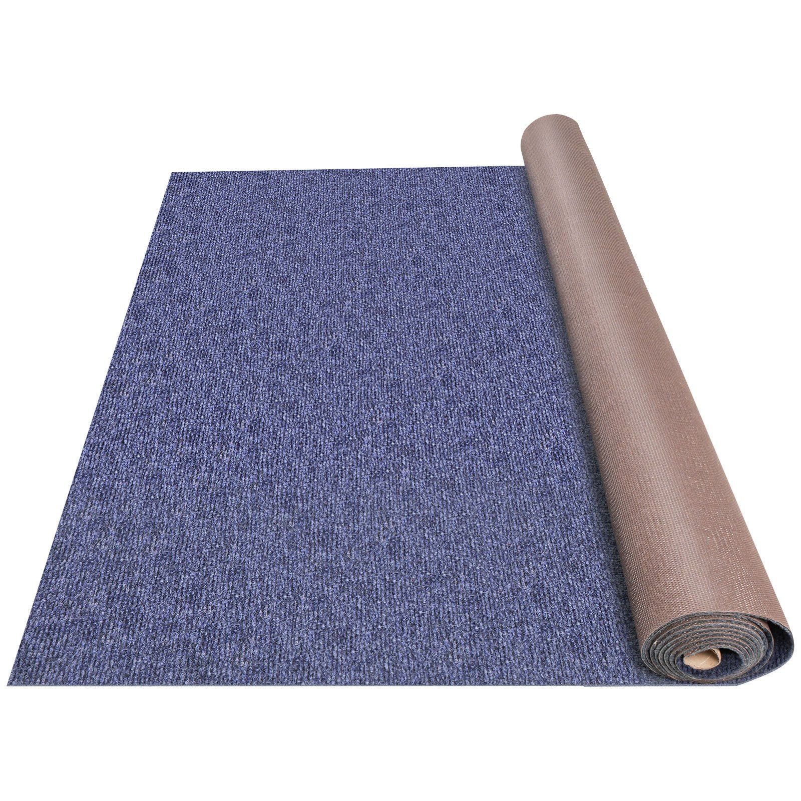 Deep Blue Marine Carpet 6 ft x 23 ft Marine Carpeting Marine Grade Carpet for Boats with Waterproof Back Outdoor Rug for Patio Porch Deck Garage Outdoor Area Rug Runner Non-Slide Porch Rug