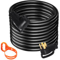 30Ft 50 Amp RV Extension Cord Durable Premium Power Cord RV 26.5mm Wire Diameter Extension Cord Copper Wire RV Cord Power Supply Cable for Trailer Motorhome Camper with Handles