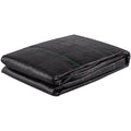 Geotextile Fabric, 12.5 x 50 ft 3.5oz Woven PP Driveway Drain Cloth w/ 600lbs Tensile Strength, Heavy Duty Underlayment for Soil Stabilization, Landscaping, Weed Barrier, 12.5FT50FT-3.5OZ, Black