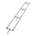 Rail Mill Guide System, 9 ft Milling Guide, 4 Crossbar Kits Chainsaw Mill Rail Guide, Aluminum Adjustable Saw Mill Rail System Work with Chainsaw Mills for Builders and Woodworkers