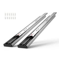 10 Pairs of 18 Inch Drawer Slides Side Mount Rails, Heavy Duty Full Extension Steel Track, Soft-Close Noiseless Guide Glides Cabinet Kitchen Runners with Ball Bearing, 100 Lbs Load Capacity