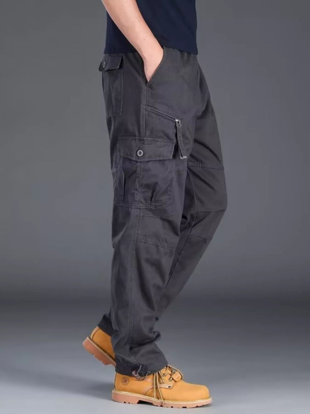Men's Plus Size Casual Cargo Pants