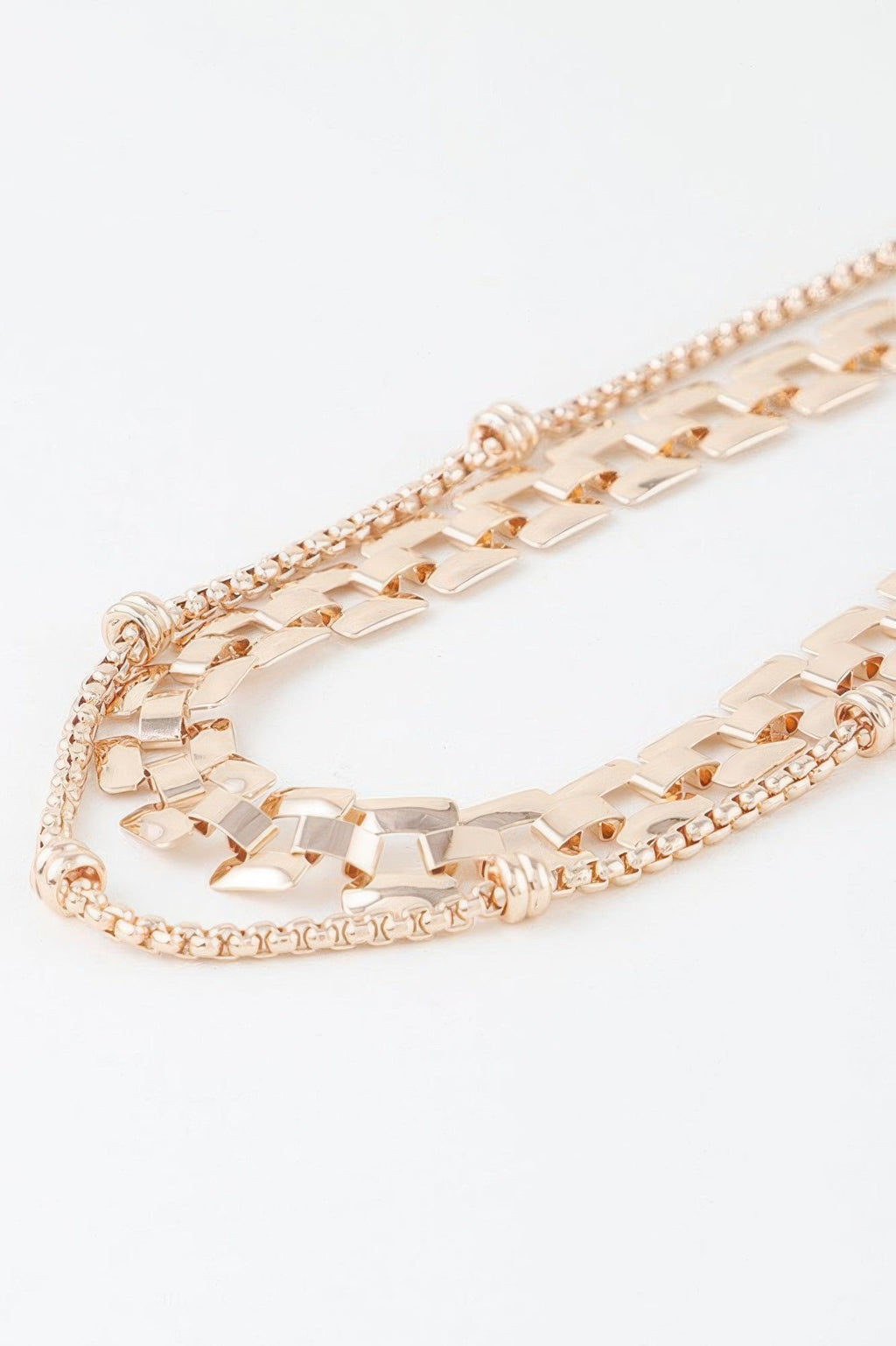 Double Box Chain Necklace