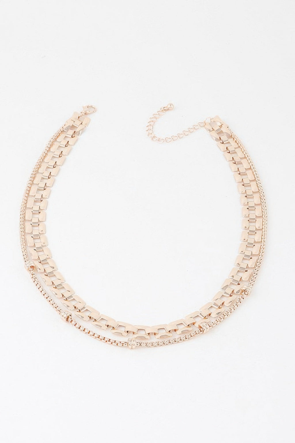 Double Box Chain Necklace