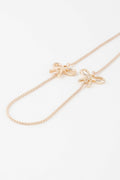 Double Ribbon Chain Necklace