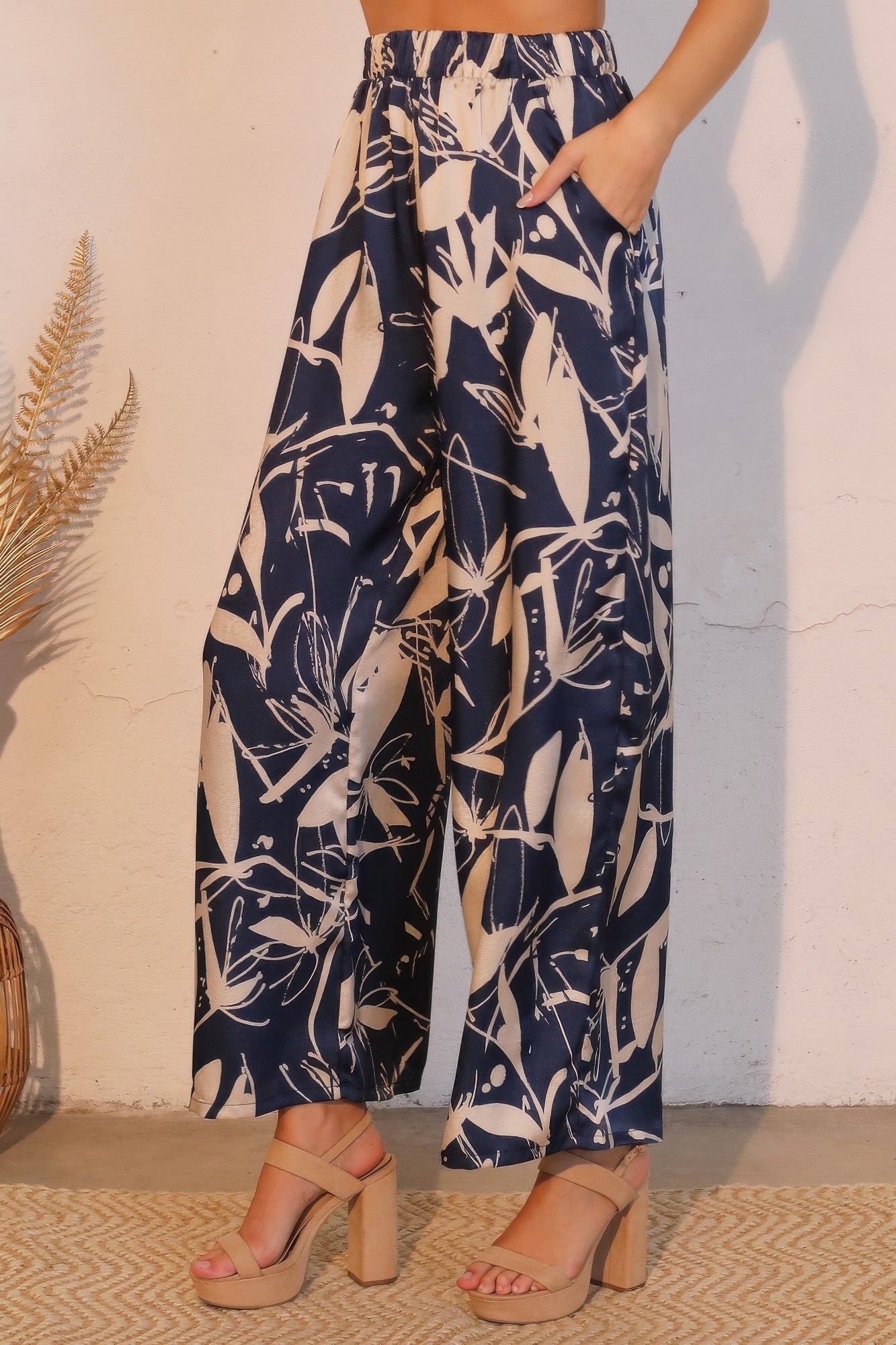 Dreaming Lily Satin Pocket Pants