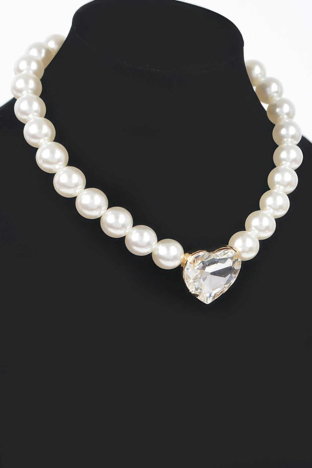 Faux Pearl Stone Necklace
