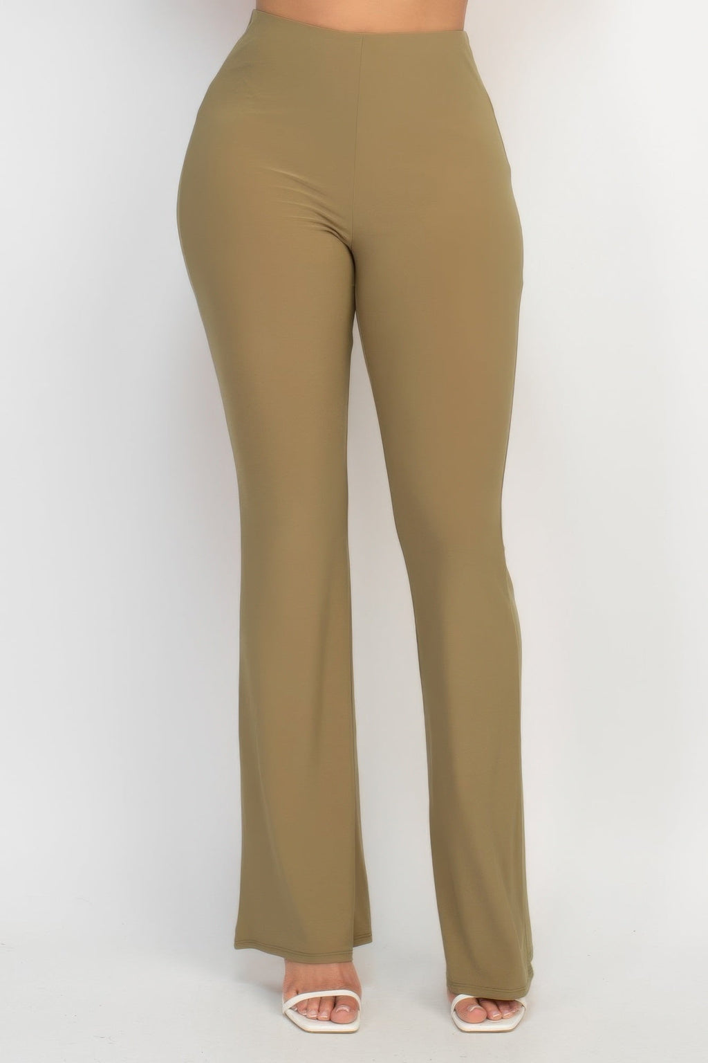 Size Small Fit And Flare Elastic Casual Pants