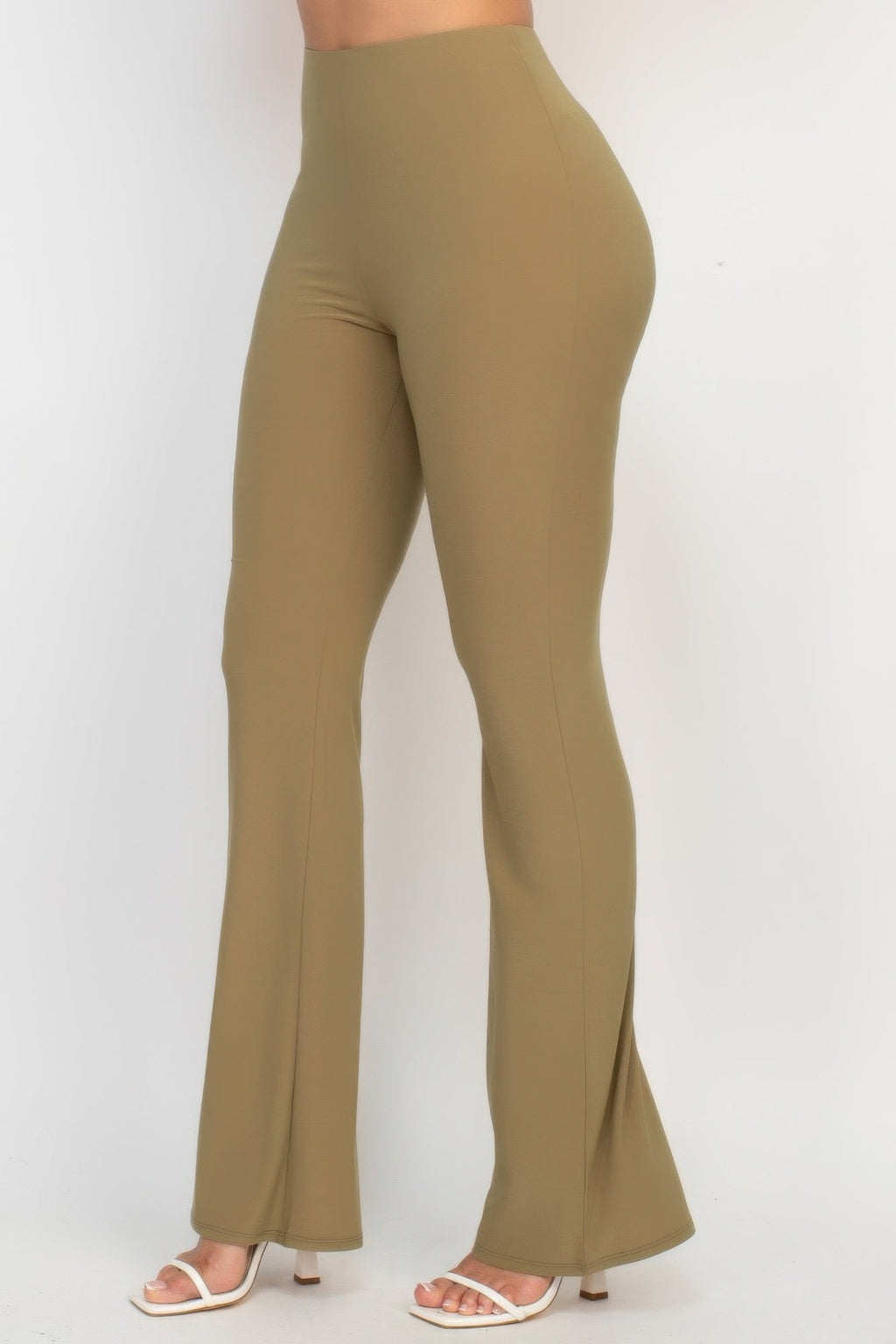 Size Small Fit And Flare Elastic Casual Pants