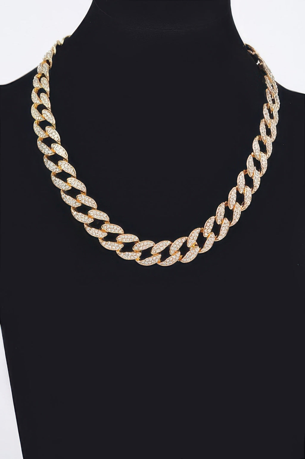 Hammered Bulk Chain Necklace