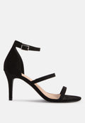 Kazaki Size 6 Mid Heel Ankle Strap Sandals