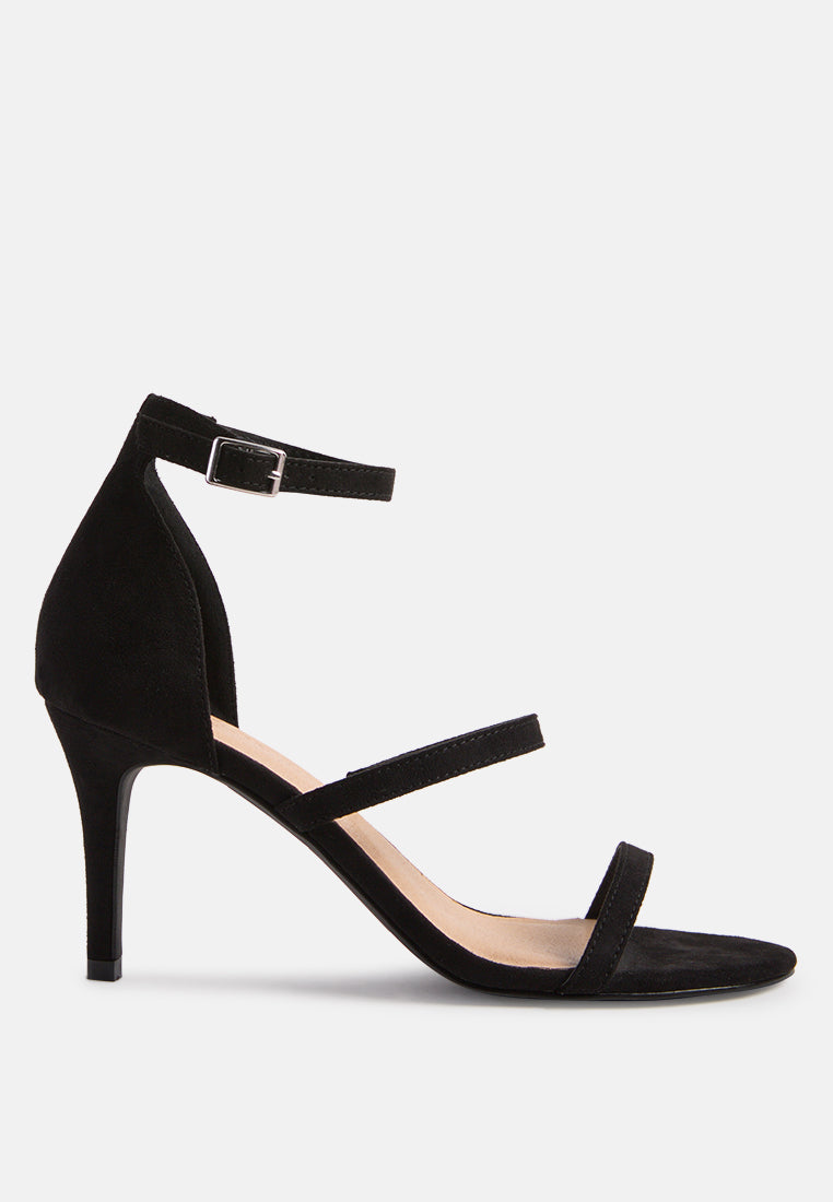 Kazaki Size 6 Mid Heel Ankle Strap Sandals