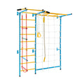7 In 1 Kids Indoor Gym Playground Swedish Wall Ladder for Solid Wall-Yellow