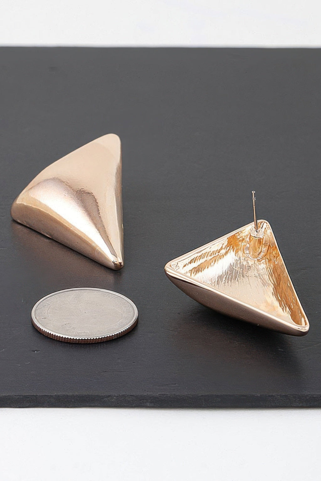 Modern Triangular Stud Earrings
