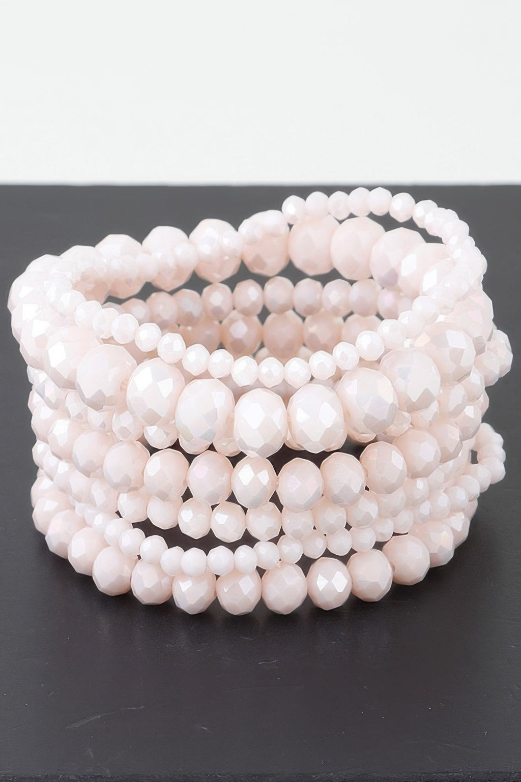 Multi Crystal Beaded Bracelet