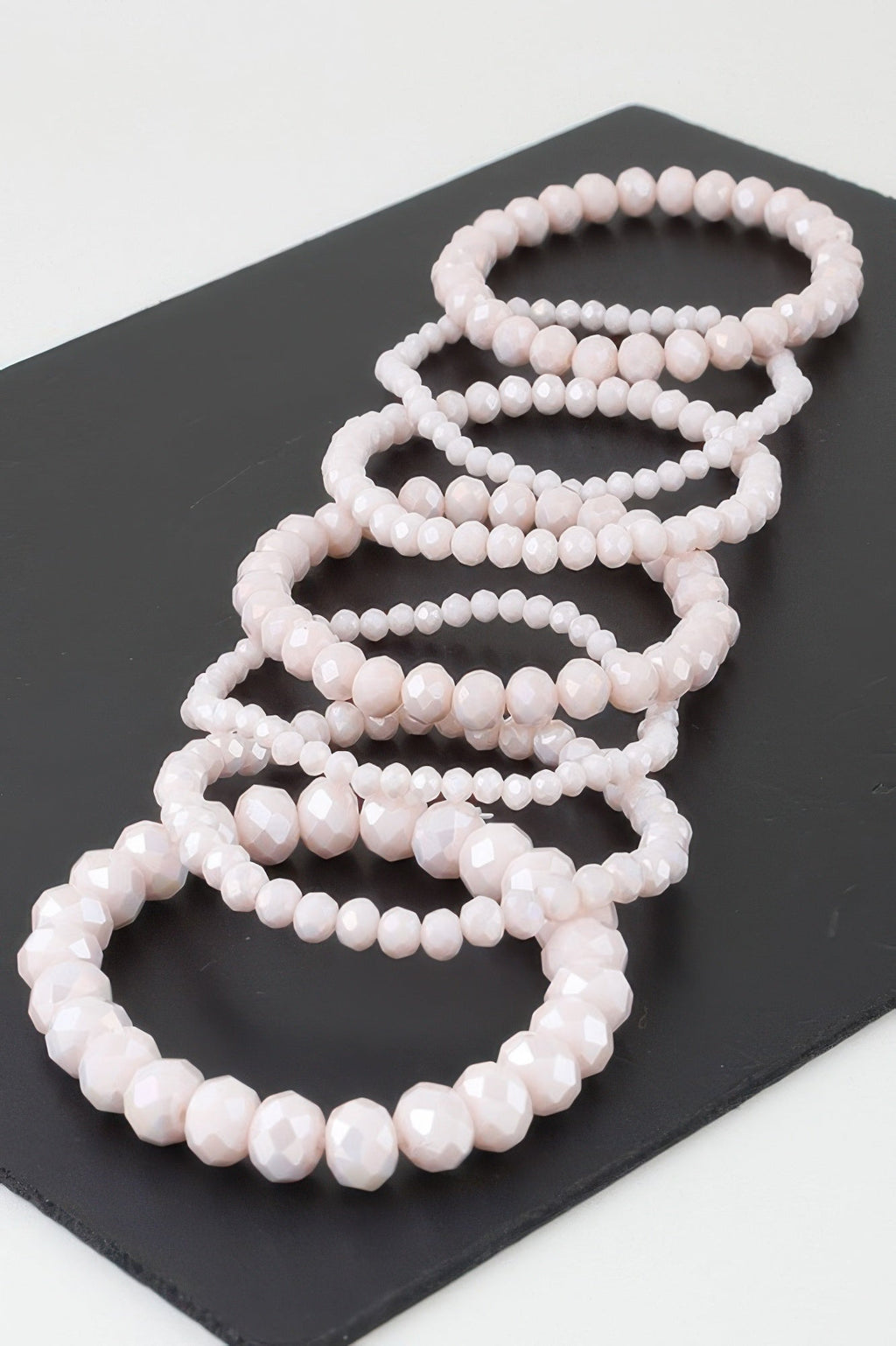 Multi Crystal Beaded Bracelet