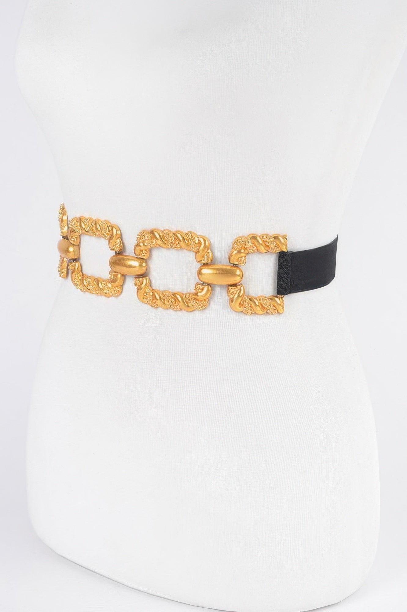 Multi Metal Buckle Elastic Belt