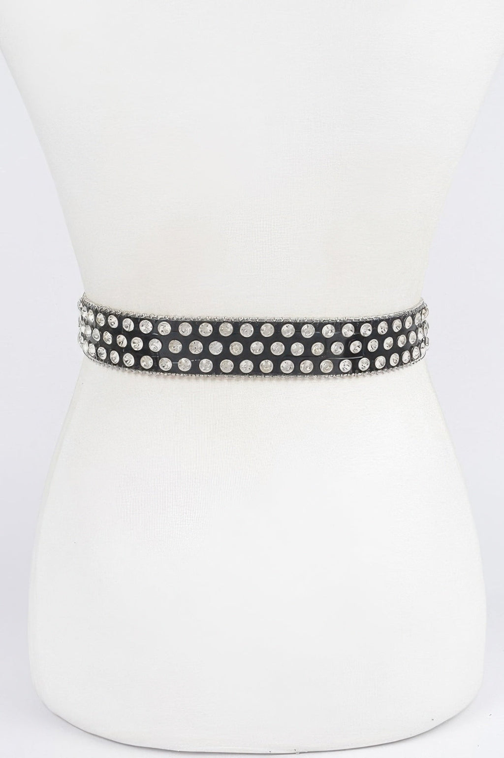 Multi Metal Stone Studded Plus Size Belt