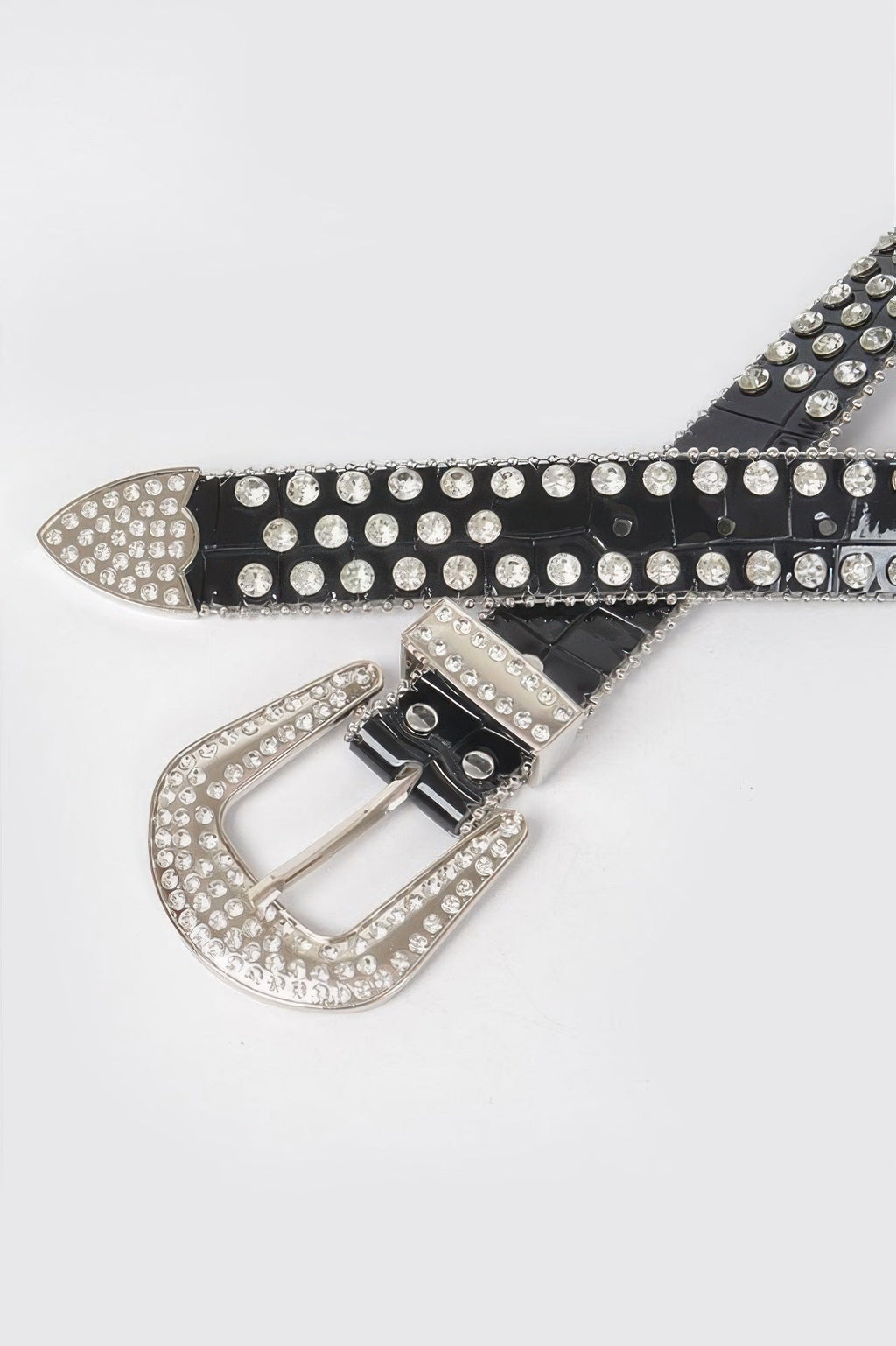 Multi Metal Stone Studded Plus Size Belt