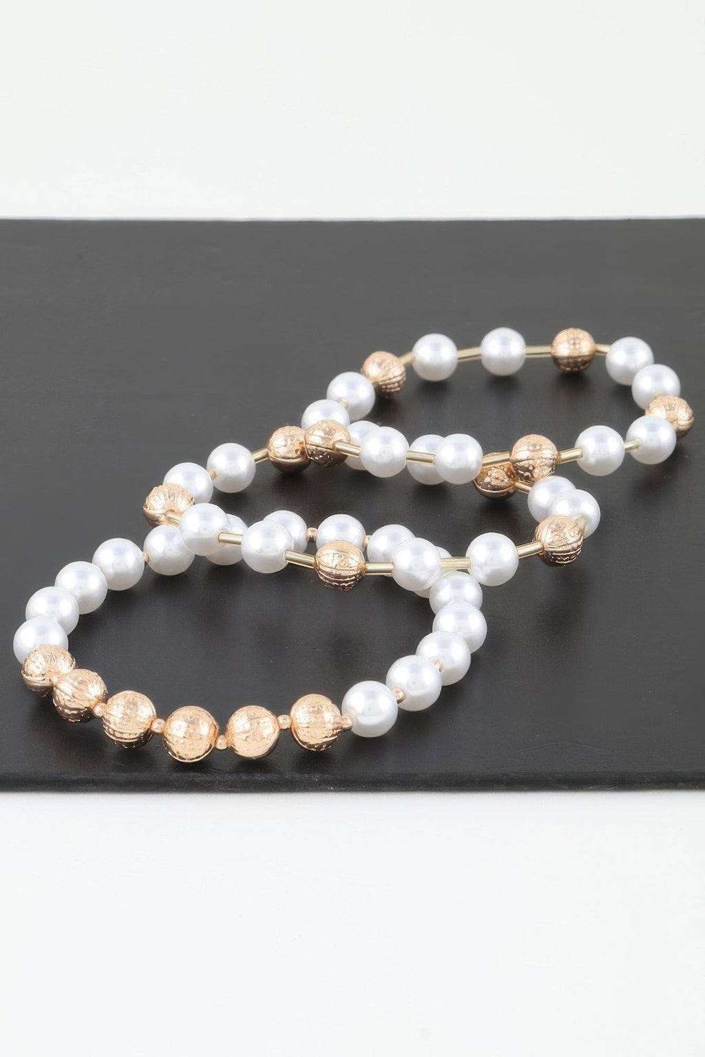 Multi Pearl Beaded Bracelet