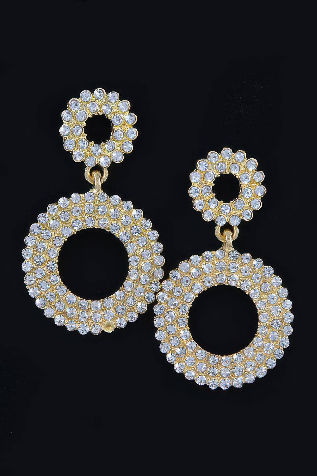 Rhinestone Dangle Earring