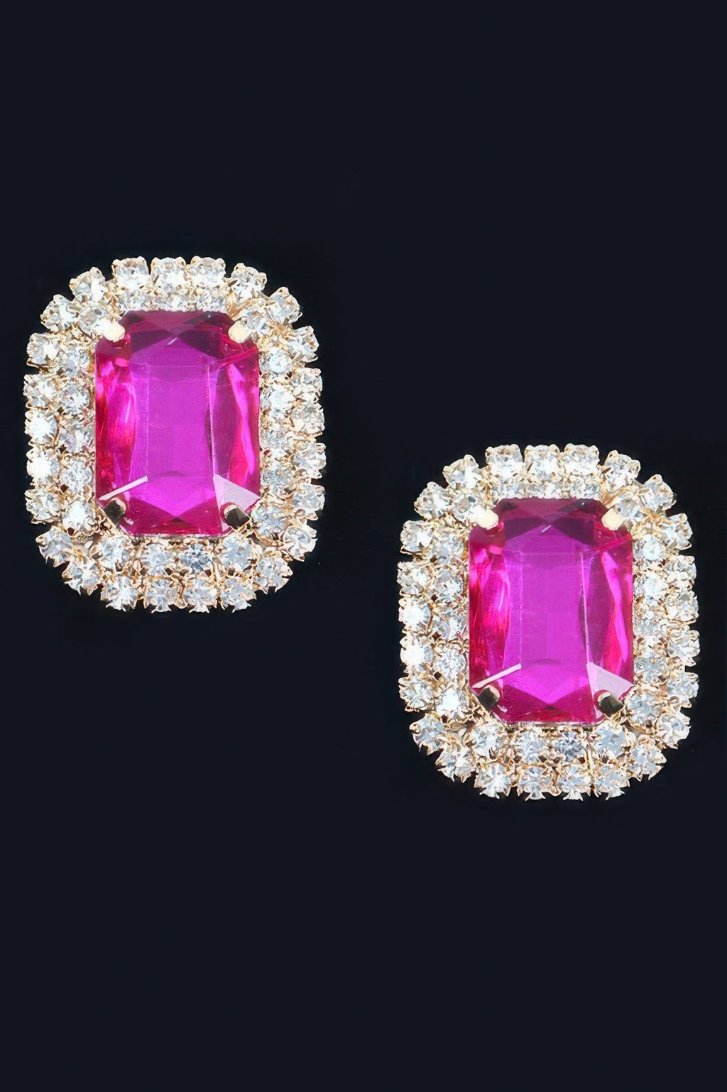 Rhinestone Stud Earring