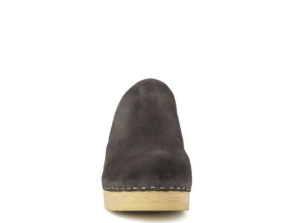 Gray Size US 8 Rag & Co Darcie Suede Clogs / Mules Shoes