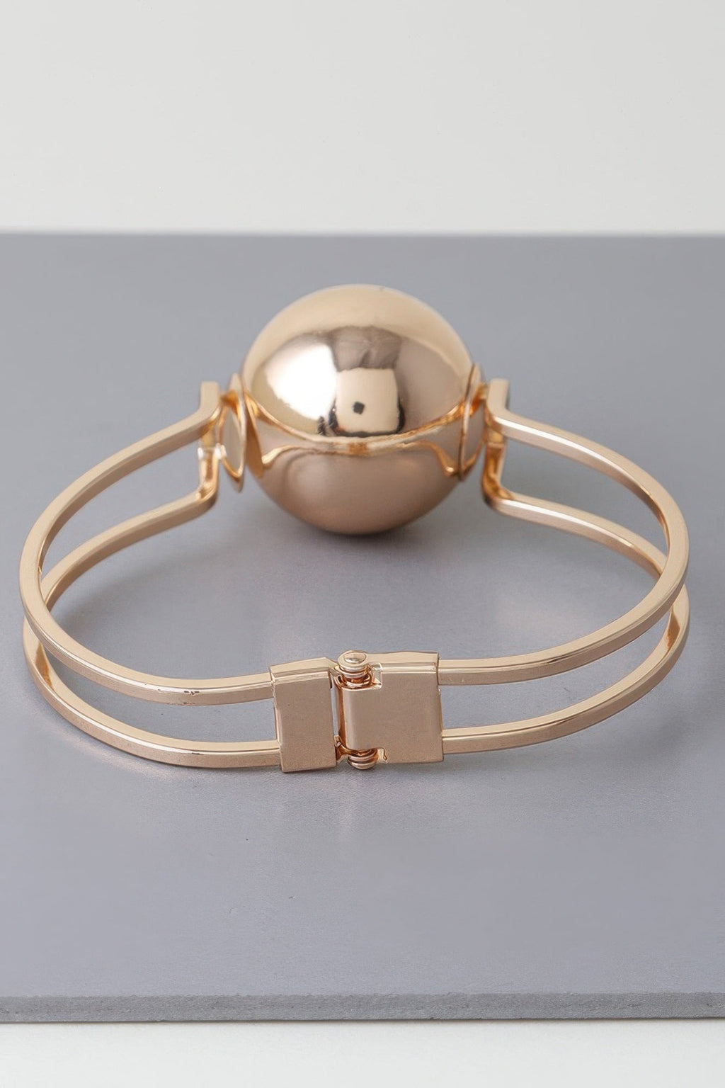 Statement Sphere Cuff Bracelet