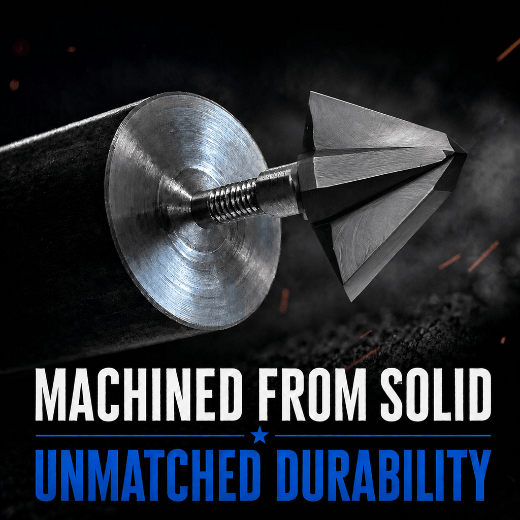 TOTA | 100 grain broadhead | 1-inch single bevel | fixed blade