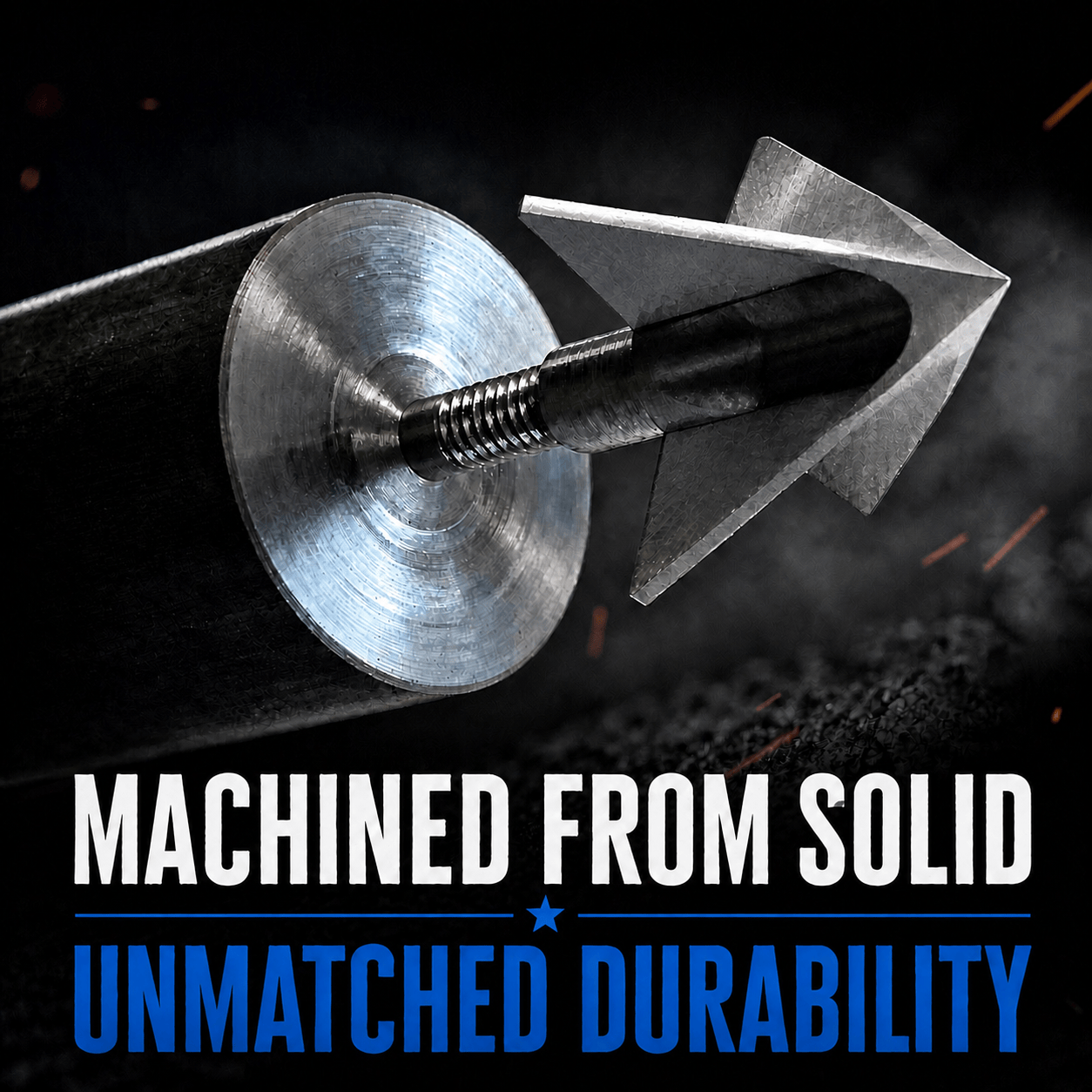 TOTA | 175 grain XL broadhead | 1-3/16-inch solid | fixed blade